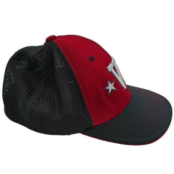Pacific Headwear Washington Nationals On Field Pro Model Hat Red/Black Size S-M - Picture 2 of 6